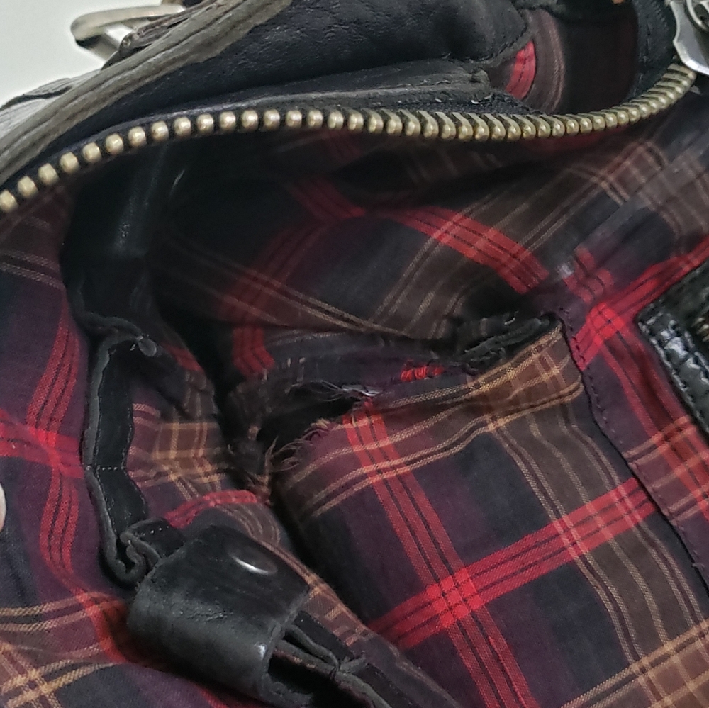 Will Leather Goods Black Lwather Crossbody Purse - Picture 7 of 8